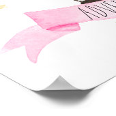 Floral Hot Air Ballon Animals Adventure erwartet Poster (Ecke)