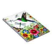 Floral Hummingbird Garden Notizblock (Rechte Seite)