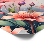 floral hummingbird poster (Ecke)