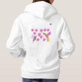 Floral Hummingbirds  Hoodie (Rückseite)