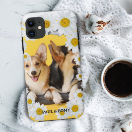 Floral Hund Katze Foto Hund Lover Personalisiertes Case-Mate iPhone Hülle