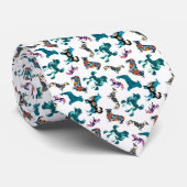Floral Hunde Krawatte (Gerollt)