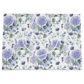 Floral Hydrangea Geschenktasche Große Geschenktüte (Vorderseite)