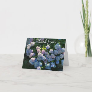 Floral Hydrangea Vielen Dank, dass Sie grün sind Dankeskarte