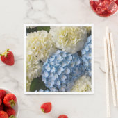Floral Hydrangeas Paper Napkins Serviette (Beispiel)