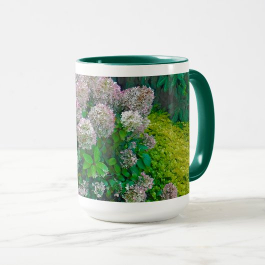 Floral/Hydrangeas Tasse (VorderseiteRechts)