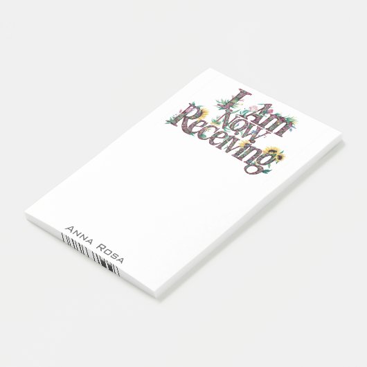 *~* Floral I ERHALTE JETZT AP85 Manifesting 22 Post-it Klebezettel (angewinkelt)