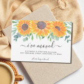 Floral I hat sich bewegende Ankündigungskarte vers Ankündigung