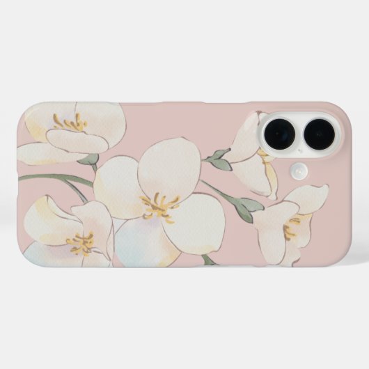 Floral i phone case (Rückseite (Horizontal))