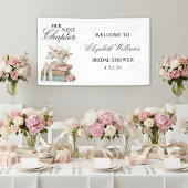 Floral Ihr nächstes Kapitel Brautparty-Willkommens Banner