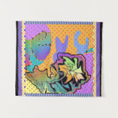 Floral Imagery Wandteppich (Vorderseite (Horizontal))