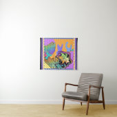 Floral Imagery Wandteppich (Beispiel (Horizontal))