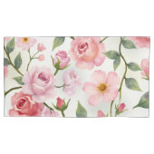 Floral in rosa kissenbezug (Vorderseite-Links)