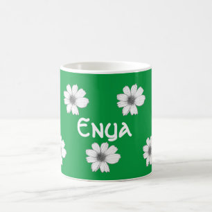 Floral Individuelle Name Irish Green Kaffeetasse