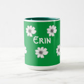 Floral Individuelle Name Irish Green Tasse (Zentrum)