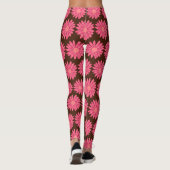 Floral infundiert Mocha Leggings (Rückseite)