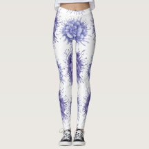 Floral Ink Splash Pattern – Abstract Botanical 