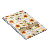 Floral Inspirier School Notizblock (Rechte Seite)