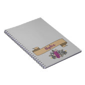 Floral Inspirier School Notizblock (Rechte Seite)