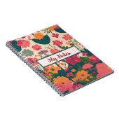 Floral Inspirier School Notizblock (Rechte Seite)