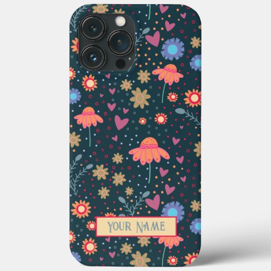 Floral Inspirivity iPhone Case (Rückseite)