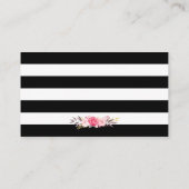 Floral Instagram Hashtag Einsteckkarte Begleitkarte (Rückseite)