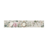 Floral Invitation Belly Band Wrap (Flach)