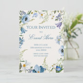 FLORAL INVITATION  EINLADUNG (Stehend Vorderseite)