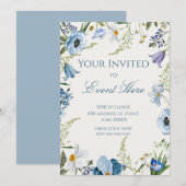 FLORAL INVITATION  EINLADUNG (Vorne/Hinten)