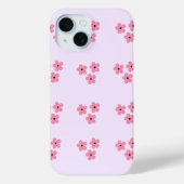 Floral iphone 15 Case (Rückseite)