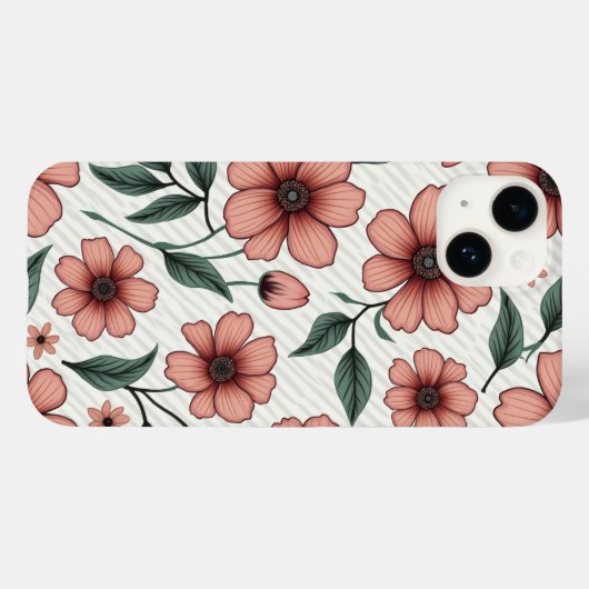 Floral iPhone Case (Rückseite (Horizontal))