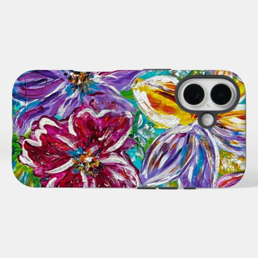 Floral iPhone Case (Rückseite (Horizontal))