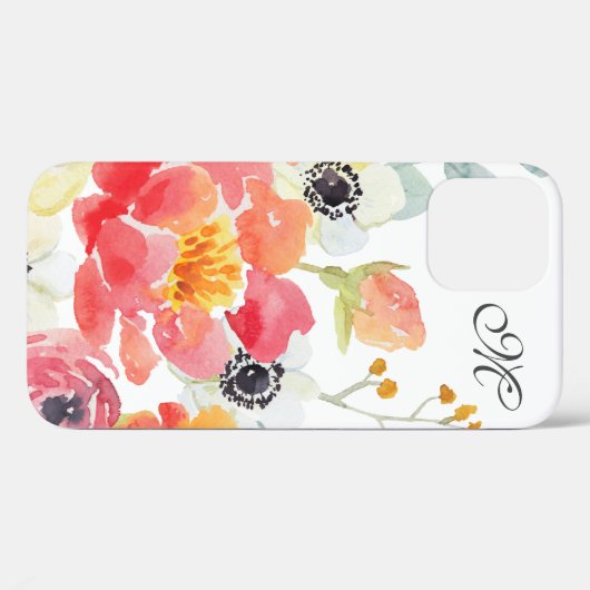 Floral iPhone Case (Rückseite (Horizontal))