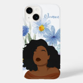 Floral iPhone Case - Elegant "Woman" Design (Rückseite)