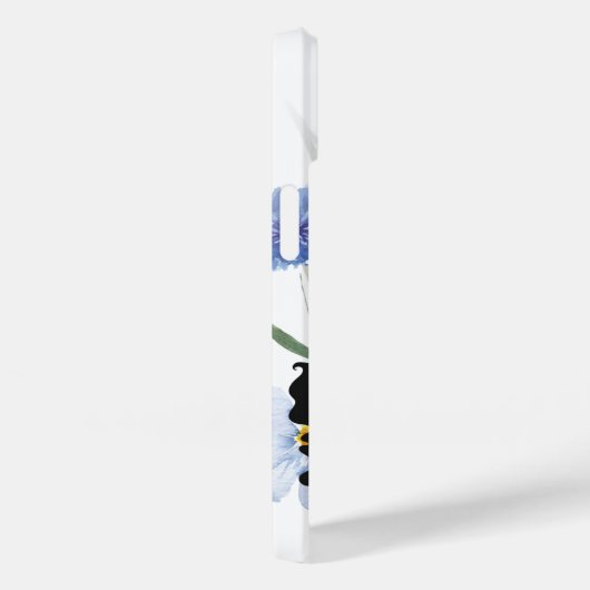 Floral iPhone Case - Elegant "Woman" Design (Rückseite / Rechts)