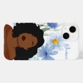 Floral iPhone Case - Elegant "Woman" Design (Rückseite (Horizontal))