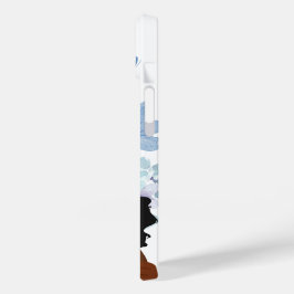 Floral iPhone Case - Elegant "Woman" Design