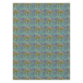 Floral Irises Garden Vincent van Gogh Inspiriert Tischdecke (Vorderseite)