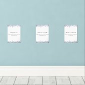 Floral Islamic Wall Art Set (Holzboden)