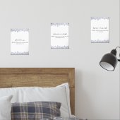 Floral Islamic Wall Art Set (Schlafzimmer)