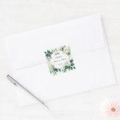 Floral Islamische Nikkah bevorzugt Aufkleber (Umschlag)