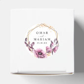 Floral Islamische Nikkah-Gastgeschenk Hochzeit Runder Aufkleber