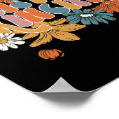 Floral Istant Hauptorcipal Hallo Herbst Thanksgi Poster (Ecke)