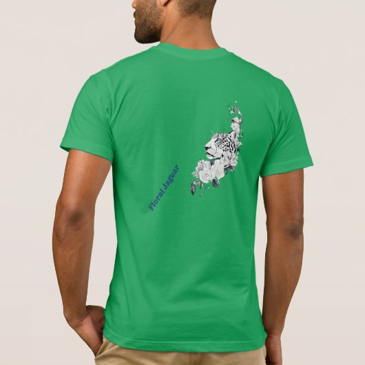 Floral Jaguar T-Shirt (Rückseite)