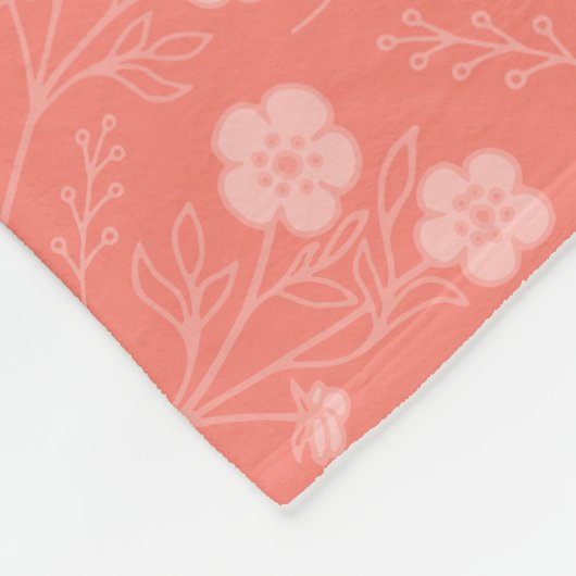 Floral Jane Austen Überzeugungsschreiben Liebe Zit Fleecedecke (Ecke)