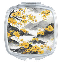 Floral Japanese Art Yellow Blossom