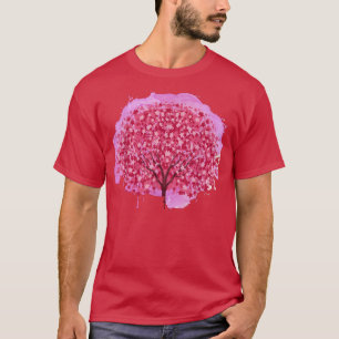 Floral Japanischer Sakura Tree Rosa Blume Japan Ch T-Shirt