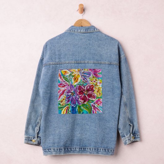 Floral Jeans Jacket Jeansjacke (Hangar)