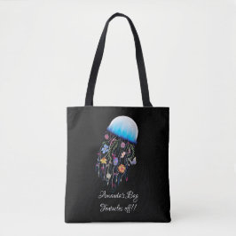 Floral Jellyfish Tasche