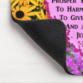 FLORAL JEREMIAH 29:11 FOTO DESIGN MOUSEPAD (Ecke)